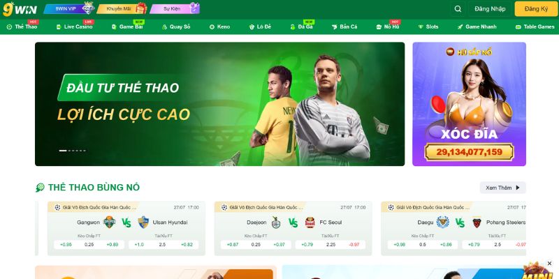 Khám phá thông tin tổng quan về nhà cái 9WIN
