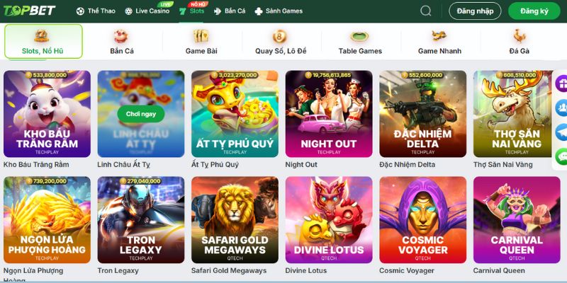 Khuyến mãi slot là chương trình ưu đãi dành riêng cho sảnh nổ hũ